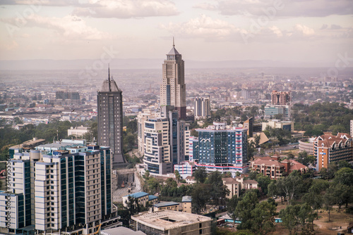 panoramic skyline of Nairobi Kenya © Zach