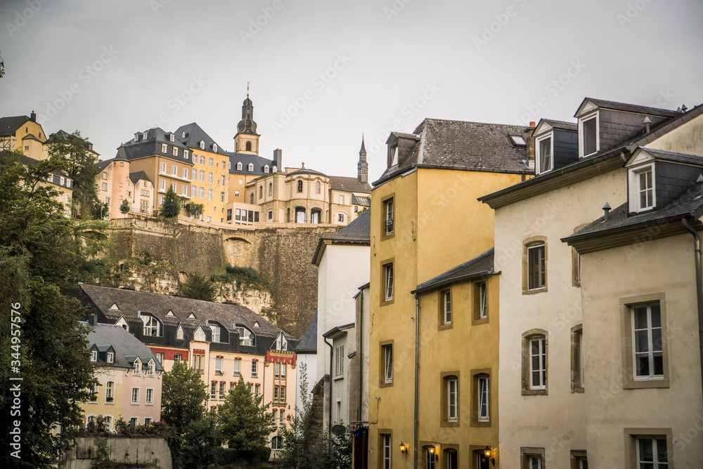 old town street in luxembourg