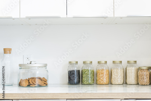 Glass Jars with bulk food