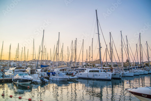 yachts in marina of malta © Zach