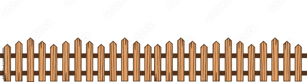 wooden fence vector icon illustration, isolated on white background wooden fence vector icon illustration, isolated on white background
