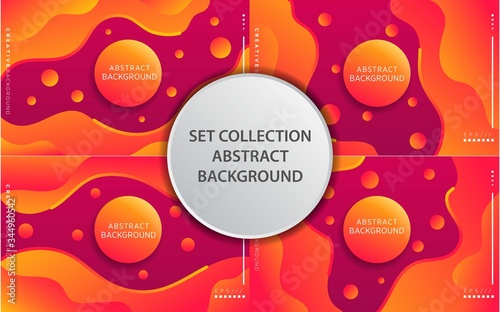 modern abstract orange liquid vector background banner design,can be used in cover design, poster, flyer, book design, social media template background. website backgrounds or advertising.
