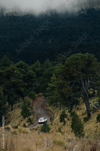 Rural road in Mexico photo