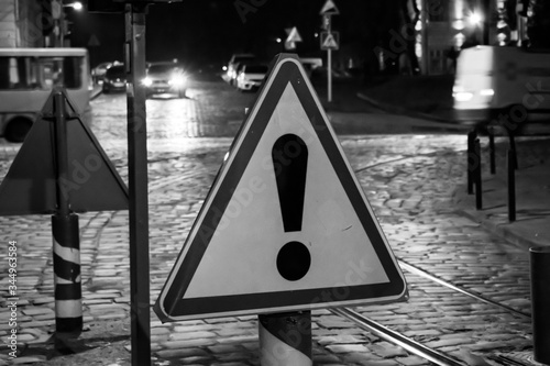 pedestrian crossing road sign