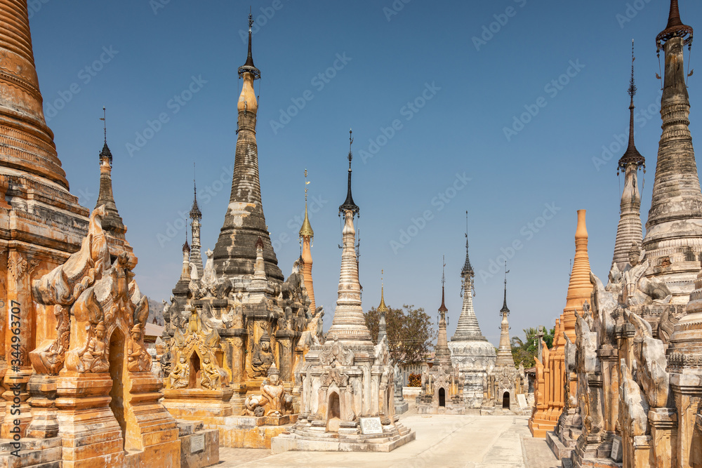 Ancient pagoda field at Sagar