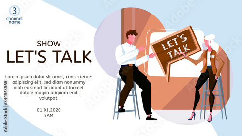 Talk Show Announcement Banner