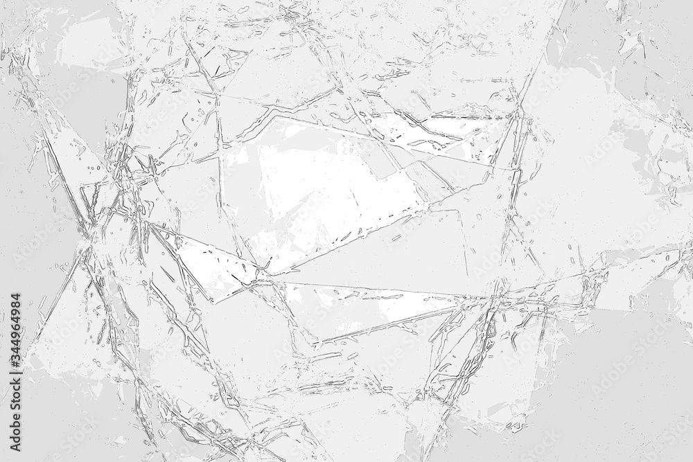 Fototapeta premium Texture of black and white lines, scratches