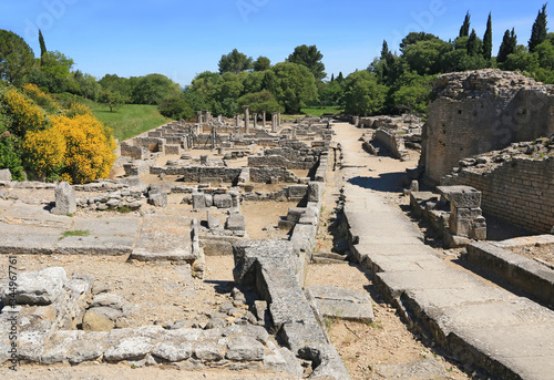  Vestiges romains du site de Glanum  à Saint-Rémy de Provence.