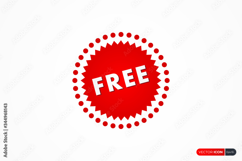 Free sticker sale