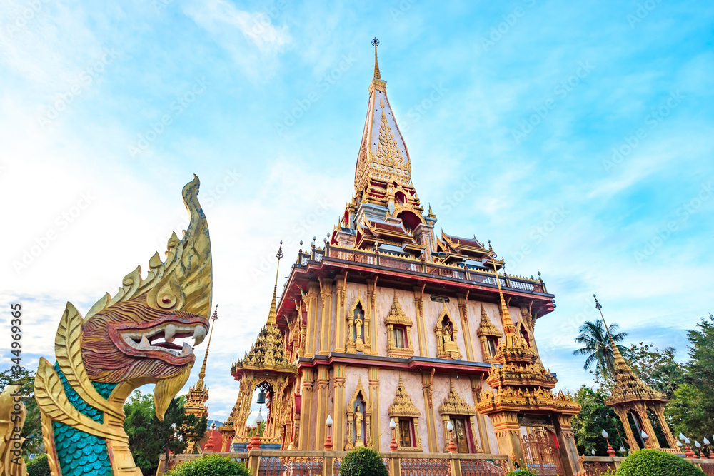 Fototapeta premium Chalong temple Phuket Thailand