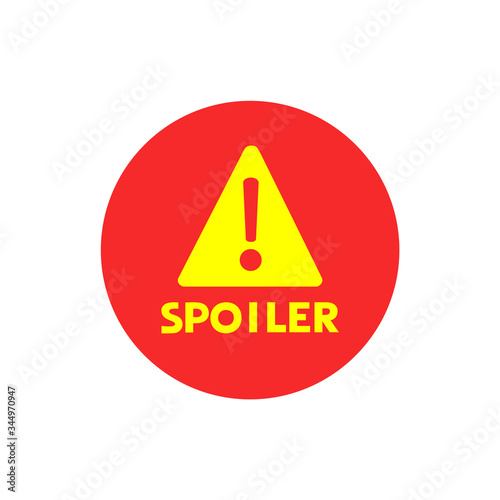 Creative design of spoiler alert advise