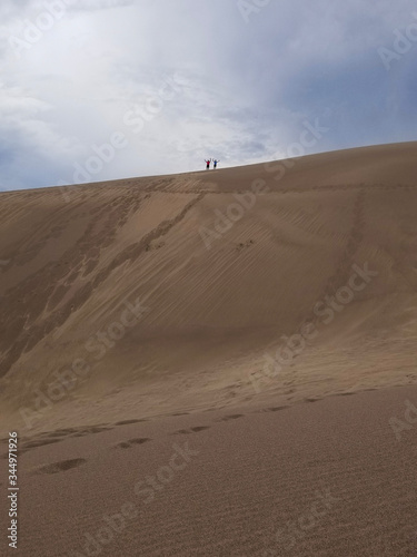 Climbing a Huge Sand Dune