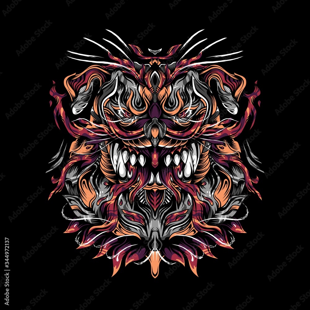 Dog crushing squad artwork illustration Dog crushing squad artwork illustration