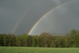 Regenbogen im Sauerland zur Fühlingszeit
