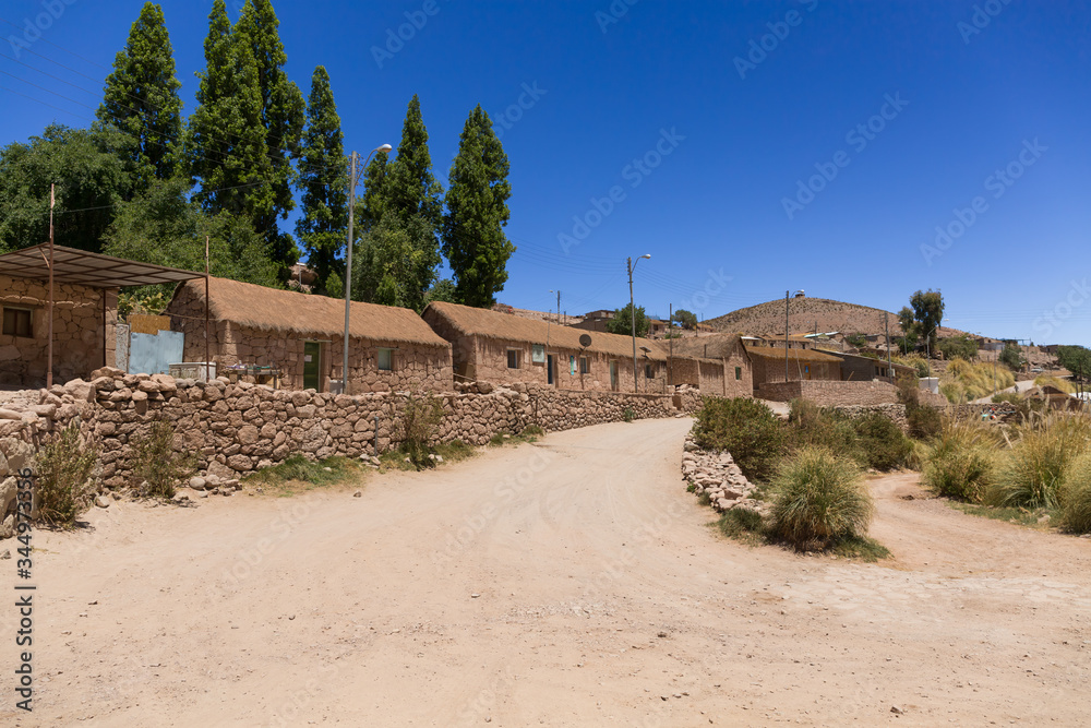 small village in Atacama desert chile