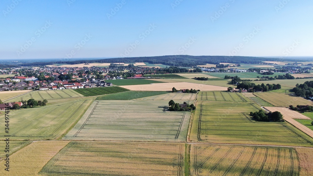 Obraz premium hilter a.t.w., nebel, sommer, drohne, landschaft, a33 