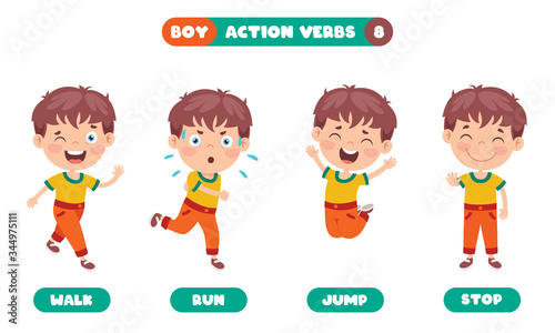 Action Verbs For Children Education