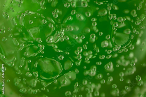 green water bubbles texture