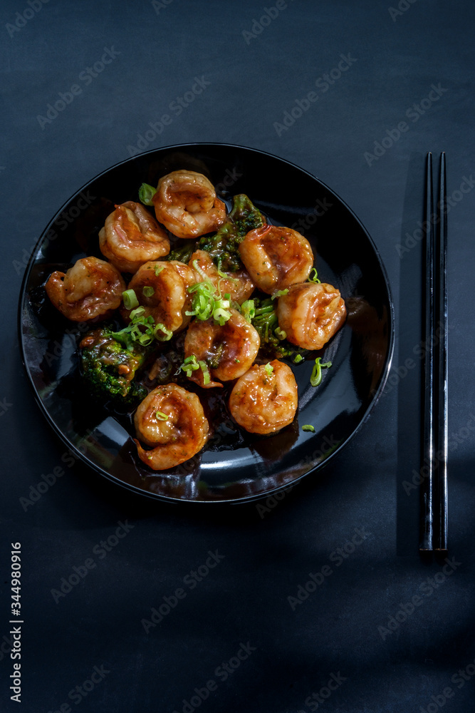 Chinese Shrimp with Broccoli
