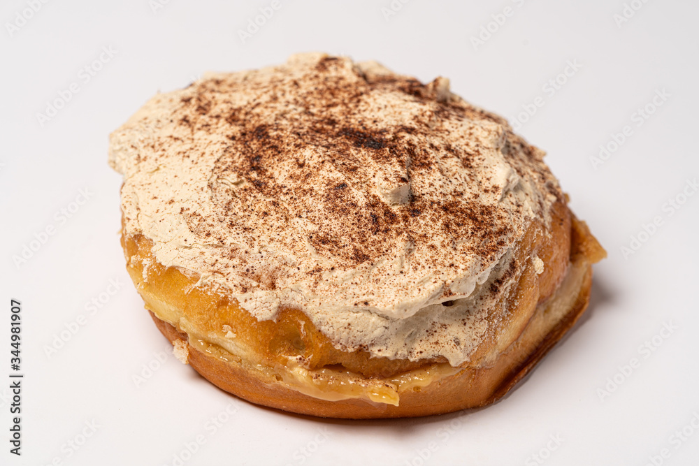 donut on white background