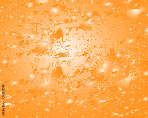Abstract orange wind. Vector illustration, contains transparencies, gradients and effects.
