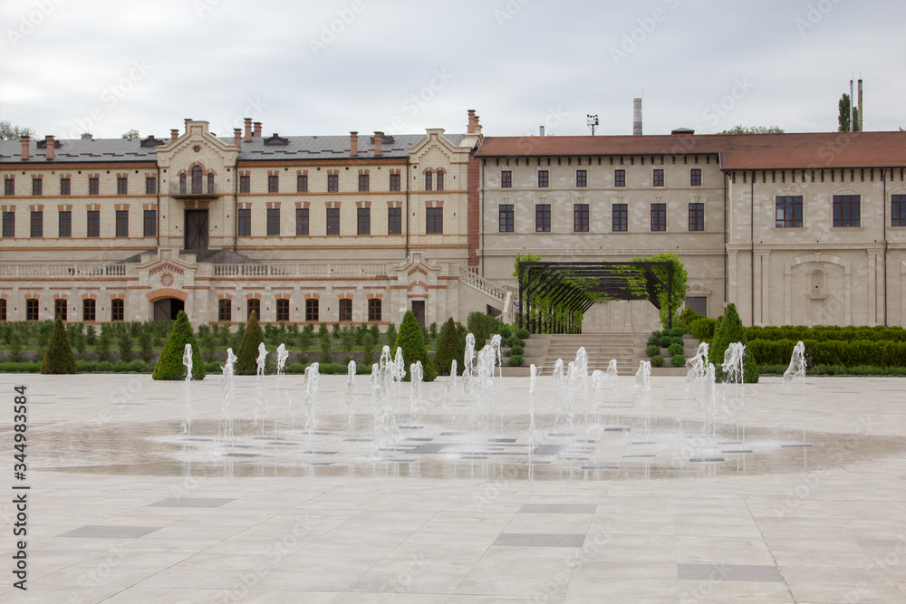 square in front of MIMI castle Moldova