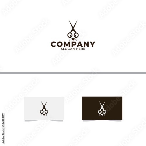 Pet Barbershop Logo Design Template