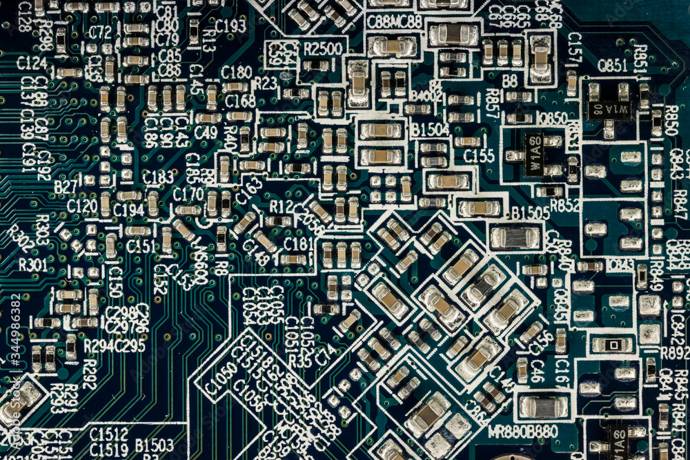 Fototapeta premium circuit board background