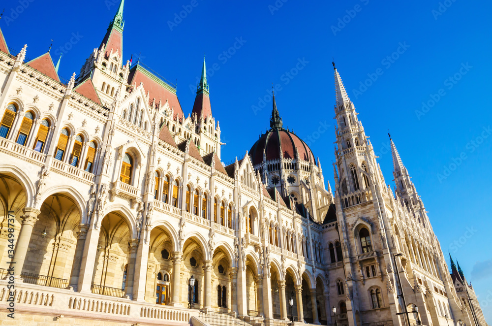 Beautiful view of Hungarian parliament, Budapest , Hungary