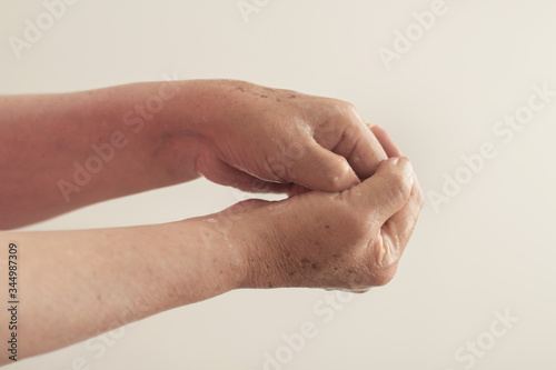 old woman hands