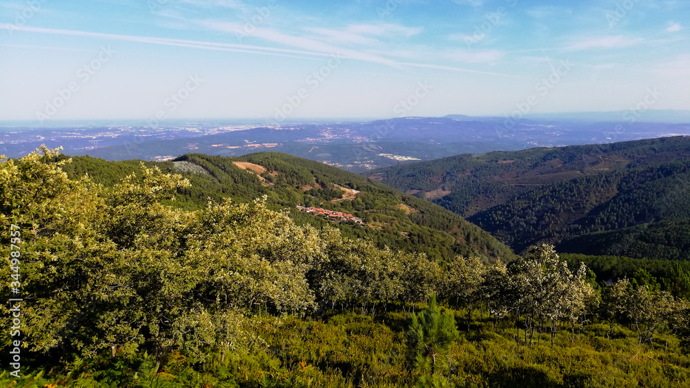 Beautiful landscape of Gondramaz in Mirando do Corvo