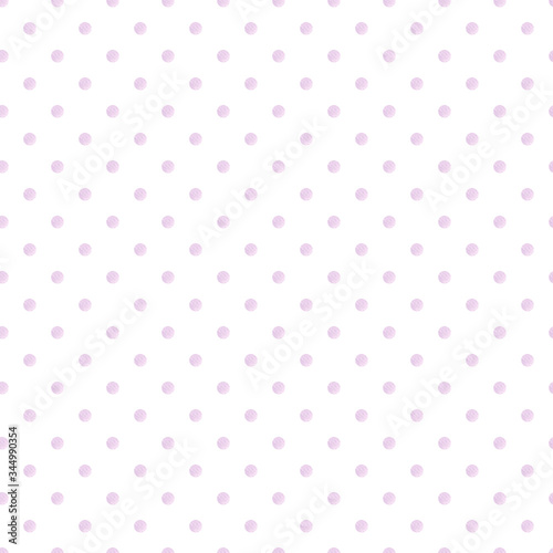 Seamless pattern of hand-drawn pink peas on a white background. Use for weddings, menus, invitations