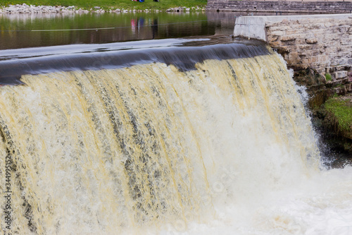 Menomonee Falls Downtown Waterfall photo