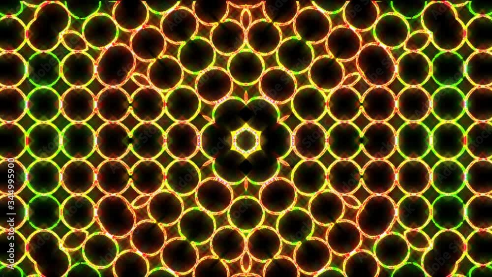 Bright abstract light governing full color, kaleidoscope, black background Bright abstract light governing full color, kaleidoscope, black background
