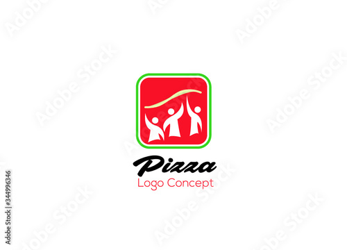 Pizzeria logo concept