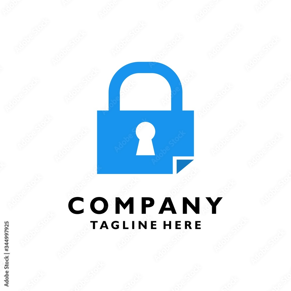 padlock security logo vector design padlock security logo vector design