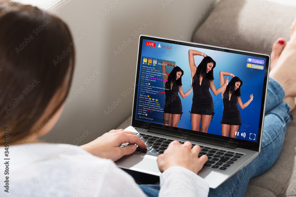 Woman Doing Online Shopping Woman Doing Online Shopping
