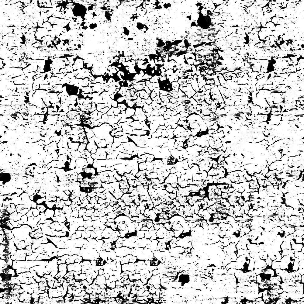 Grunge texture in black and white. Texture of dirt, chips, scuffs, dust, cracks. Dirty abstract background