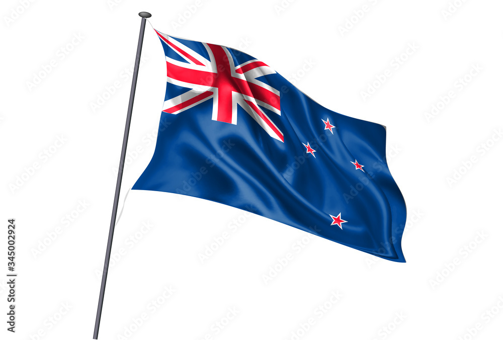 ニュージーランド 国旗 ポール アイコン Stock Vector Adobe Stock