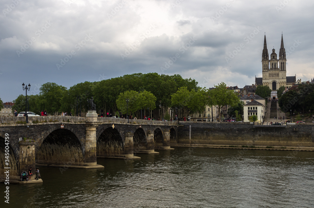 Naklejka premium View of Loire valley in France