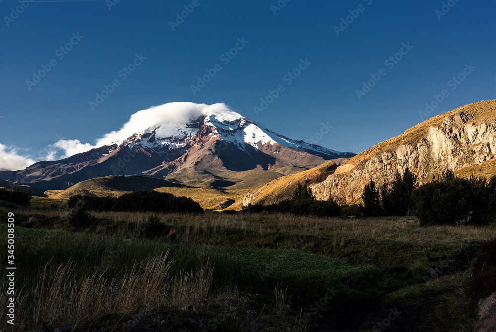 Volcan Chimborazo Parque nacional Ecuador