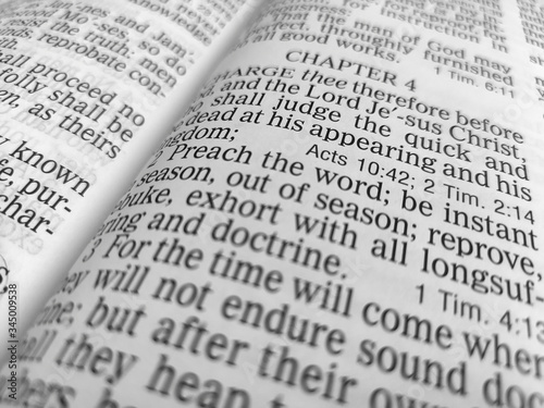 Bible Close up