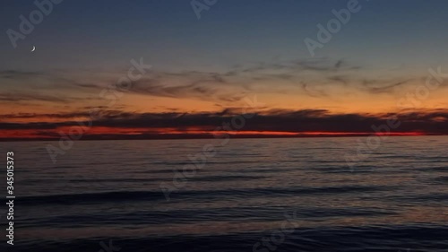 Lake Michigan sunset, Pentwater MI.