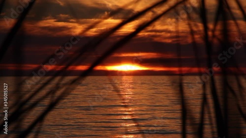 Lake Michigan sunset, Pentwater, MI.