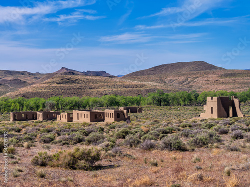 Fort Churchill,  USA, Ruins of a United States Army fort and a way station on the Pony Express route in Lyon County Nevada.