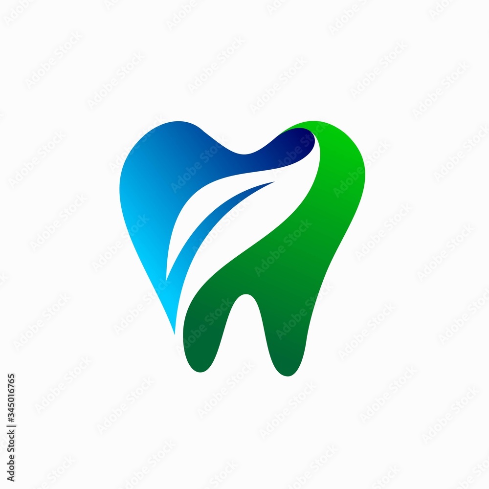 fresh dental logo, nature dental logo