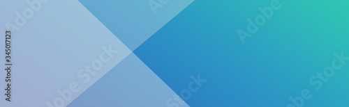 Abstract blue Gradient background with lines, panoramic background