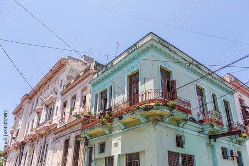 Colorful streets of Havana Cuba