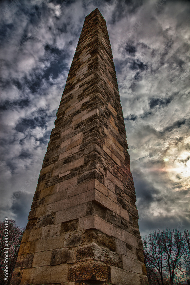 Rough Stone Obelisk