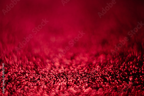 Background blurred, Red glitter bokeh, dramatic image
